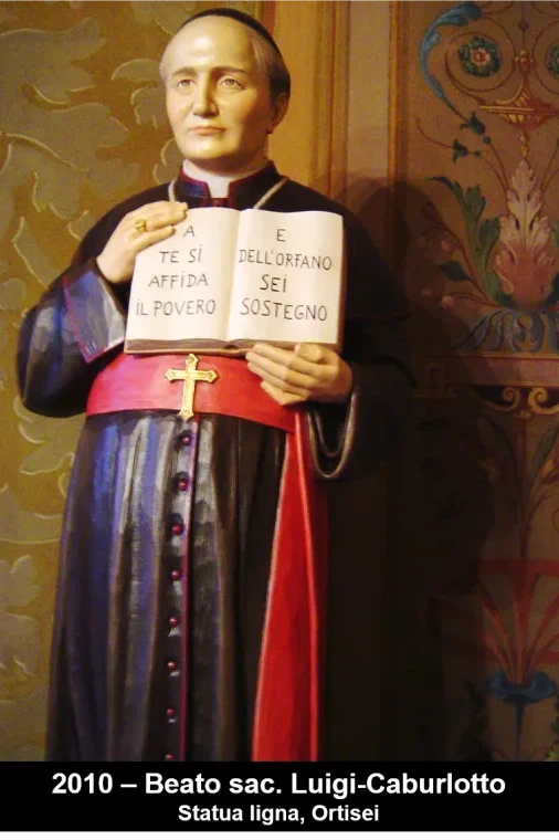 2010, Ven. Luigi Caburlotto , statua lignea, Ortisei